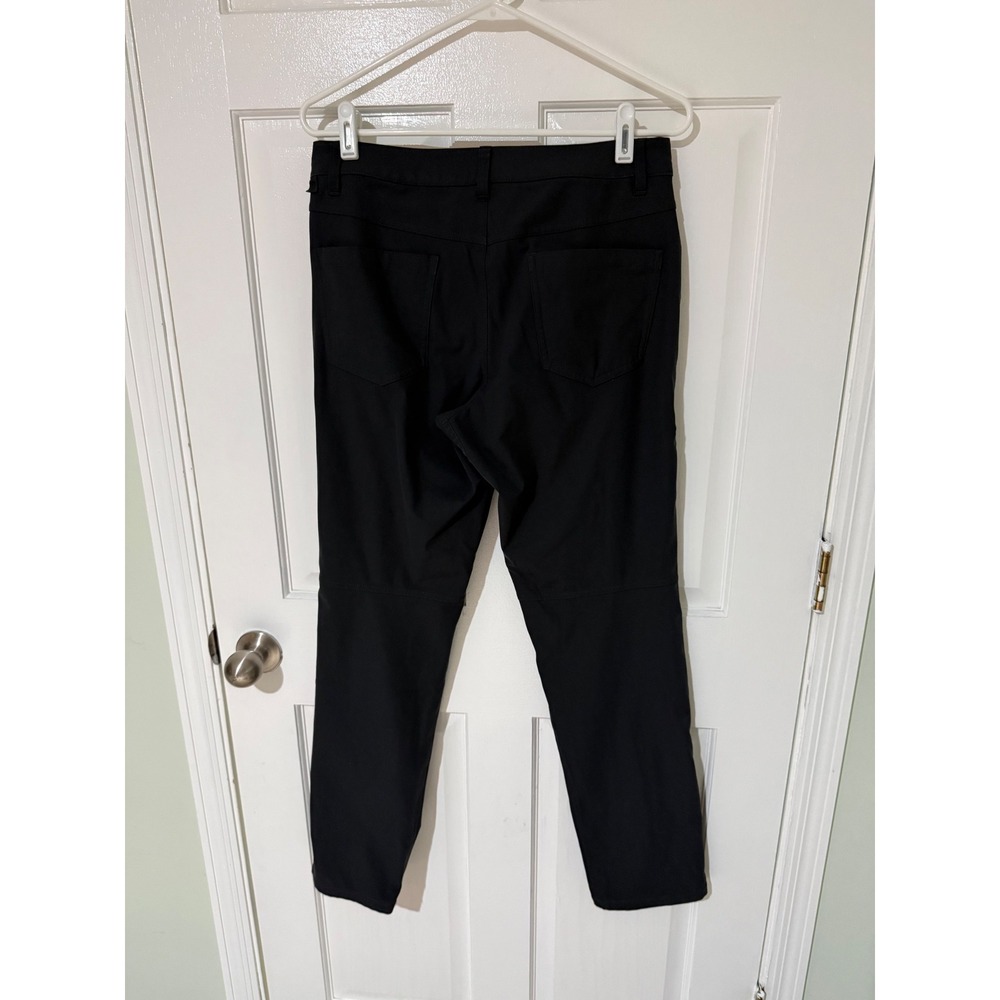 Lululemon ABC Slim-Fit Pant 32 Black Five-Pocket Technical Trouser Mens 30 - Picture 2 of 4